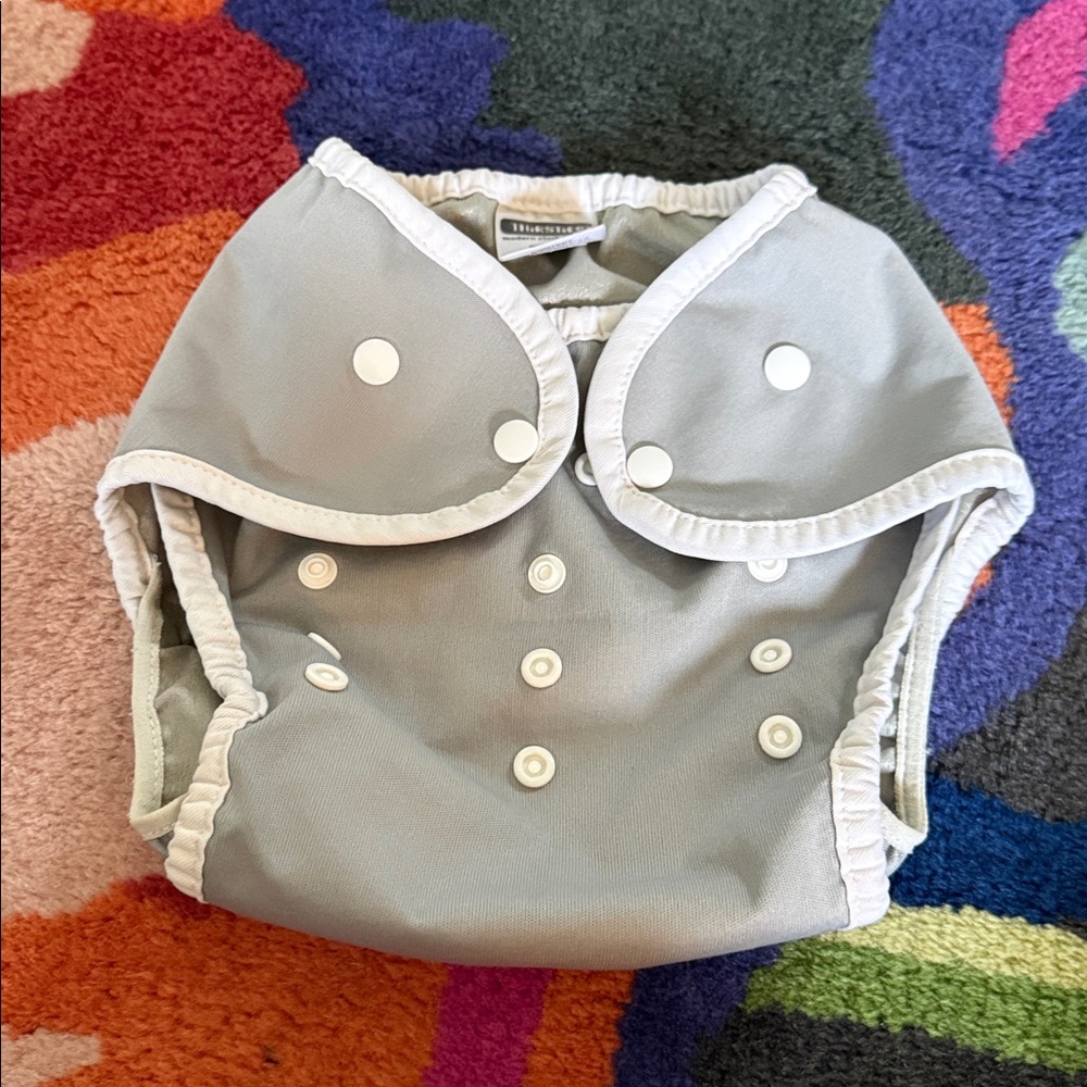Thirsties diaper cover, GUC, size Two, Snap closure, adjustable snaps